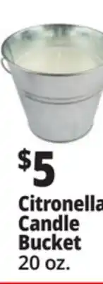 Ocean State Job Lot Citronella Bucket Candle 20oz offer