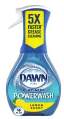 Ocean State Job Lot Dawn Platinum Plus Power wash Dish Spray 16 oz offer