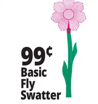 Ocean State Job Lot Flower Fly Swatter offer