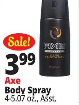 Ocean State Job Lot Axe Body Spray offer