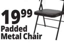 Ocean State Job Lot Padded Metal Folding Chair Black offer