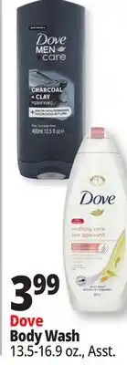 Ocean State Job Lot Dove Body Wash offer