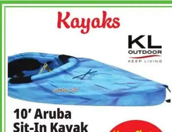 Ocean State Job Lot KL Outdoor Aruba 10' Sit-In Kayak Ocean Berry offer