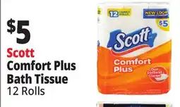 Ocean State Job Lot Scott Comfort Plush Bathroom Tissue 12 Count offer