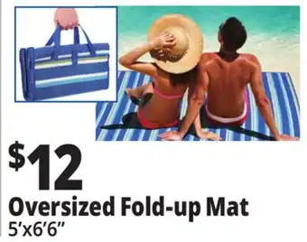 Ocean State Job Lot Oversized Fold-up Mat offer