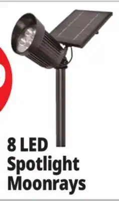 Ocean State Job Lot 8 LED Spotlight Moonrays offer