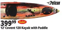 Ocean State Job Lot Pelican Covert Angler Kayak w/ Paddle offer
