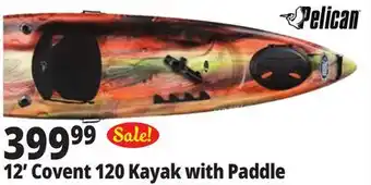 Ocean State Job Lot Pelican Covert Angler Kayak w/ Paddle offer