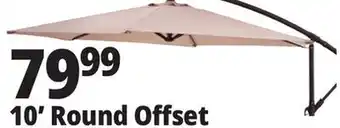 Ocean State Job Lot 10' Offset Patio Umbrella offer