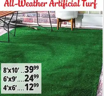 Ocean State Job Lot Artifical Turf offer