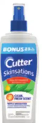 Ocean State Job Lot Cutter Skinsations Insect Repellent 7.5 fl oz offer