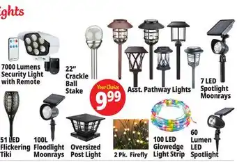 Ocean State Job Lot Solar & LED Lights offer