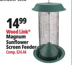 Ocean State Job Lot WoodLink Magnum Black Oil Sunflower Bird Feeder offer