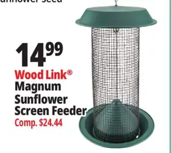 Ocean State Job Lot WoodLink Magnum Black Oil Sunflower Bird Feeder offer