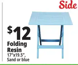 Ocean State Job Lot Gracious Living Folding Side Table Blue offer