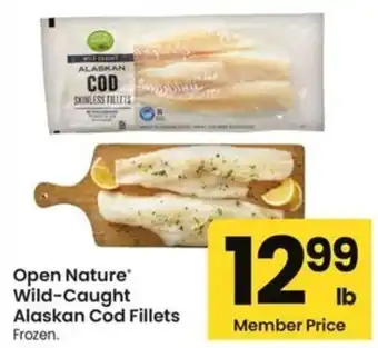 Albertsons Open nature wild caught alaskan cod fillets offer