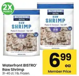 Albertsons Waterfront bistro raw shrimp offer