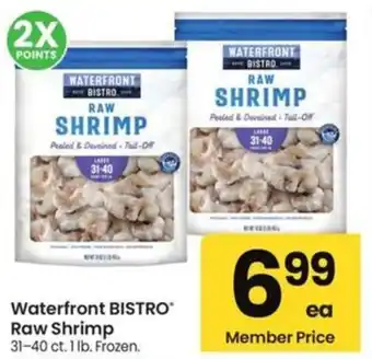 Albertsons Waterfront bistro raw shrimp offer