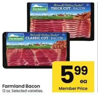 Albertsons Farmland bacon offer