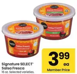 Albertsons Signature select salsa fresca offer