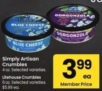 Albertsons Simply artisan crumbles offer