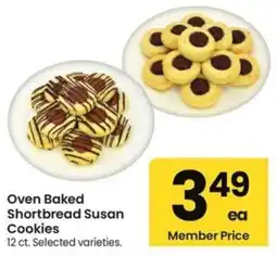 Albertsons Oven baked shortbread susan cookies offer