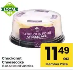 Albertsons Chuckanut cheesecake offer