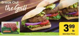 Albertsons Fresh Signature Farms' Ground Turkey offer