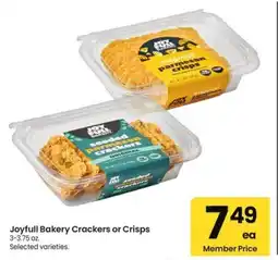 Albertsons Joyfull bakery crackers or crisps offer