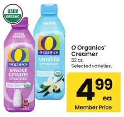 Albertsons O Organics Creamer offer