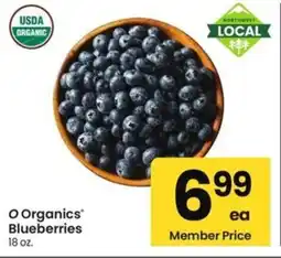 Albertsons O Organics Blueberries offer
