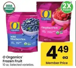 Albertsons O Organics Frozen Fruit offer