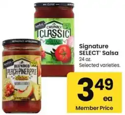 Albertsons Signature select salsa offer