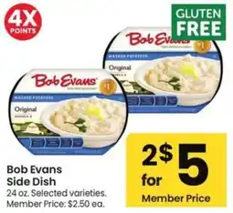 Albertsons Bob evans side dish offer