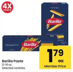 Albertsons Barilla pasta offer