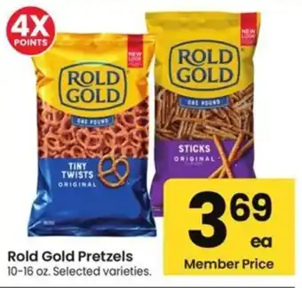Albertsons Rold gold pretzels offer