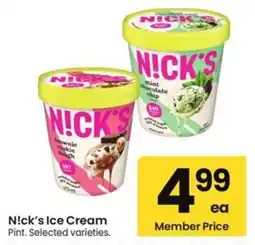 Albertsons N!ck's Ice Cream offer