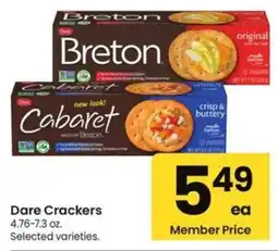 Albertsons Dare crackers offer