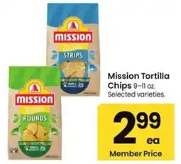 Albertsons Mission tortilla chips offer