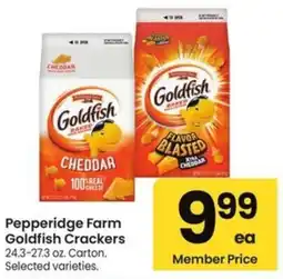 Albertsons Pepperidge farm goldfish crackers offer