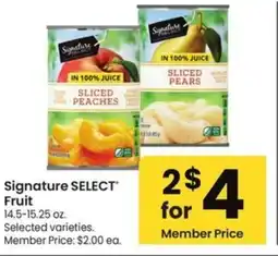 Albertsons Signature SELECT Fruit offer