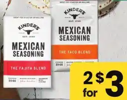 Albertsons Kinder's Seasoning offer