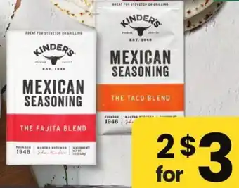 Albertsons Kinder's Seasoning offer