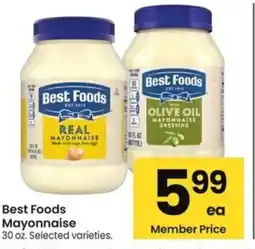 Albertsons Best Foods Mayonnaise offer