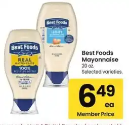 Albertsons Best Foods Mayonnaise offer