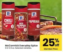 Albertsons McCormick Everyday Spice offer