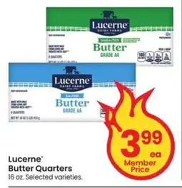 Albertsons Lucerne Butter Quarters offer