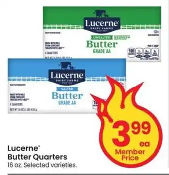 Albertsons Lucerne Butter Quarters offer