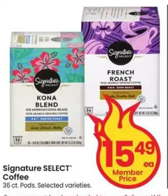 Albertsons Signature SELECT Coffee offer