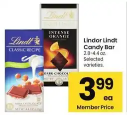Albertsons Lindor Lindt Candy Bar offer